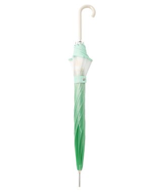 MOONBAT ポール＆ジョー アクセソワ 長傘 ビニール傘 グラデーション×クリザンテーム ミントグリーン