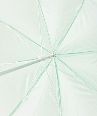 MOONBAT ポール＆ジョー アクセソワ 長傘 ビニール傘 グラデーション×クリザンテーム ミントグリーン