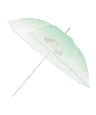 MOONBAT ポール＆ジョー アクセソワ 長傘 ビニール傘 グラデーション×クリザンテーム ミントグリーン