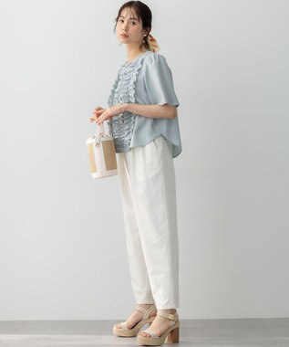 組曲 L チノライク パンツ アイボリー系