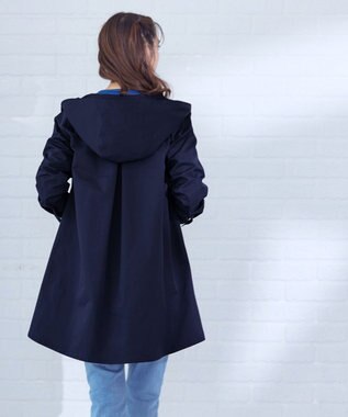 Tiaclasse 【洗える】ミドル丈マウンテンコート ネイビー