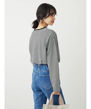 Green Parks ボーダープルオーバー Black