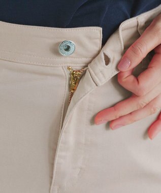 Tiaclasse L アンクルテーパードパンツ ライトベージュ