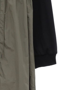 Green Parks カットソードロストドッキングワンピース Khaki