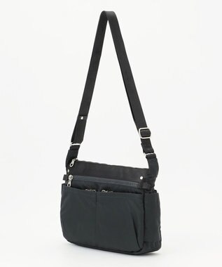 Y'SACCS テープデザイン　トラベルショルダーバッグ ダークグレー