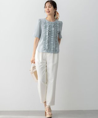 組曲 L チノライク パンツ アイボリー系