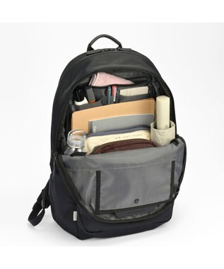 ACE BAGS & LUGGAGE W&.Day/Night ポッケスアプト ラウンドリュック B4サイズ 15.6インチPC収納 20222 ダブルアンドデイナイト ブラック