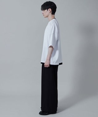 WEGO フクレジャガードフェイクレイヤードT（S） ホワイト