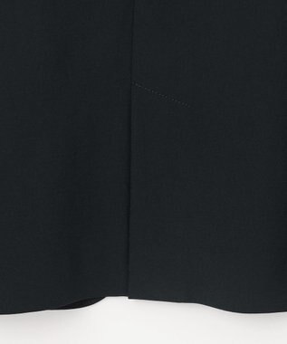 J.PRESS LADIES 【セットアップ対応・人気素材】Light ジョーゼット ノーカラー ジャケット ネイビー系