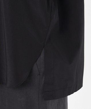 23区 L 【エステータ】ブライトローン スリーブデザイン ブラウス ブラック系