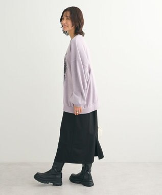 Green Parks ・ＤＯＵＢＬＥ　ＦＬＡＧＳ　フォトｐｔスウェット Lavender