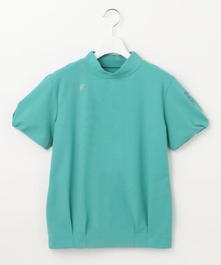 23区GOLF 【23Fondation/WOMEN】【UVケア】モックネックシャツ ピーコックグリーン系
