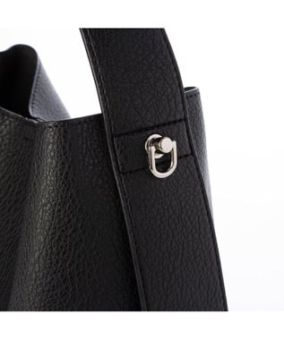 UNBILLION カシュカシュ cachecache / ポーチショルダー付き2wayホーボーバッグ ブラック