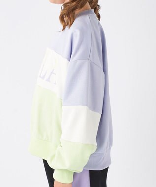 OP／FILA 【FILA】パステルカラークルーネックスウェット/キッズ サックス