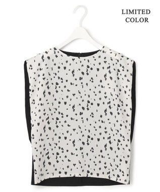 ICB 【WEB限定カラーあり・洗える】 プリントコンビ カットソー トープレオパード系［WEB限定］