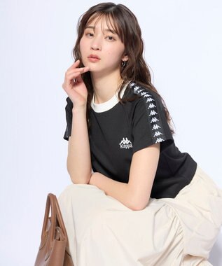 OP／FILA 【Kappa】バンダテープ ラグラン Tシャツ