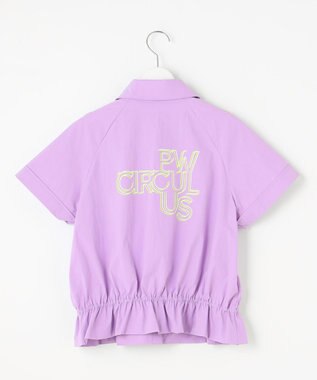PW CIRCULUS 【WOMEN】ギャザリングシャツ  ゴルフウェア レディース パープル系