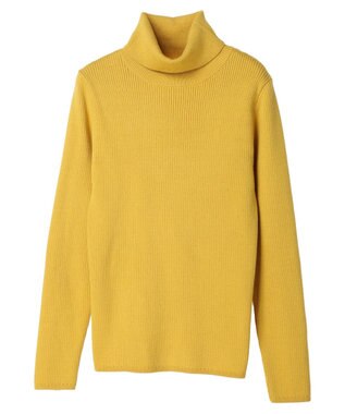 CRAFT STANDARD BOUTIQUE リブタートルネックニットプルオーバー Mustard