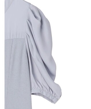 earth music&ecology リブドッキングワンピース Gray