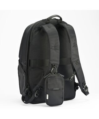 ACE BAGS & LUGGAGE W&.Day/Night ポッケスアプト ラウンドリュック B4サイズ 15.6インチPC収納 20222 ダブルアンドデイナイト ブラック