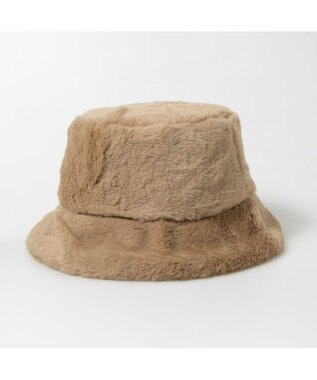 UNBILLION カシュネ cache nez / フェイクファーバケットハット ベージュ