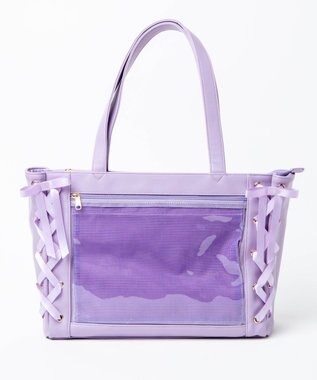 WEGO 【痛バ＆推し活】レースアップ痛バッグS ライトパープル