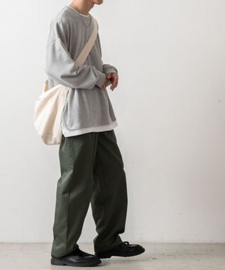 WEGO フェイクレイヤードプルオーバー グレー