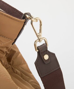TOPKAPI 【TREASURE TOPKAPI】ストライプハンドル キルティング  2way トートバッグ A4対応 / 軽量 ベージュ
