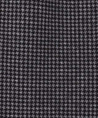 ANY KIDS 裏シャギー総柄ガーリーパンツ グレー×千鳥格子