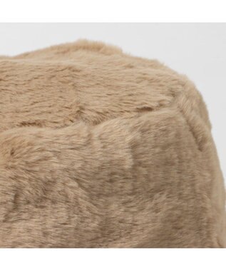 UNBILLION カシュネ cache nez / フェイクファーバケットハット ベージュ