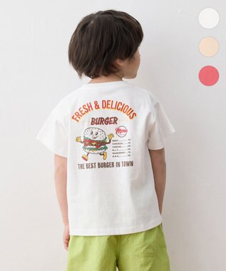 ANY KIDS バックプリント 半袖Tシャツ