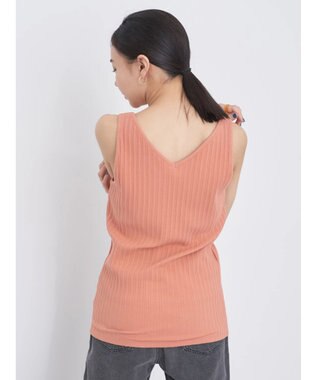 earth music&ecology ２ＷＡＹネックタンクトップ Pink Orange