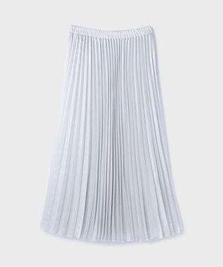GRACE CONTINENTAL コラボロングプリーツスカート シルバー