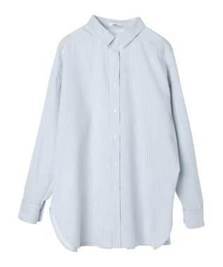 earth music&ecology サッカーレギュラーシャツ Blue