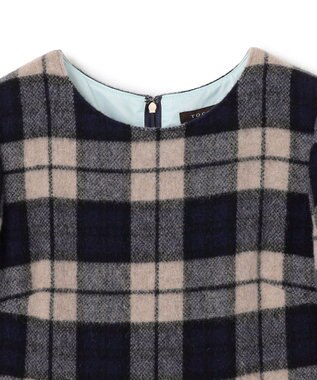 TOCCA 【00サイズあり】DAY TRIP ドレス ベージュ×チェック柄