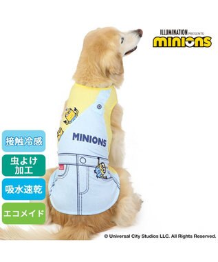 PET PARADISE ミニオン タンクトップ 【中型犬】【大型犬】サロペット風 クールマックスエコメイド