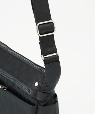 Y'SACCS テープデザイン　トラベルショルダーバッグ ダークグレー