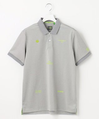 PW CIRCULUS 【MEN】【吸汗速乾】ベーシックカノコ ポロシャツ ライトグレー系