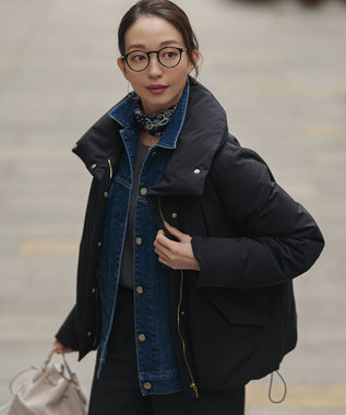 23区 【一部店舗限定/滝沢眞規子さん着用/撥水加工】ミリタリー Aライン ダウンコート