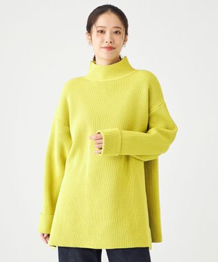 SHARE PARK LADIES エステルニットハイネックプルオーバー