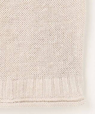 J.PRESS LADIES 【洗える・吸水速乾】MERCERIZED CORD LINEN ニット ベージュ系