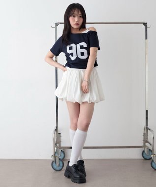 WEGO バルーンミニスカパン ホワイト