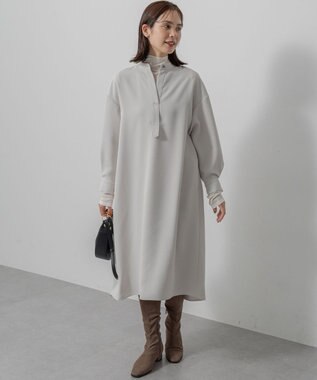 組曲 L ハイツイストシアー インナータートル ホワイト系