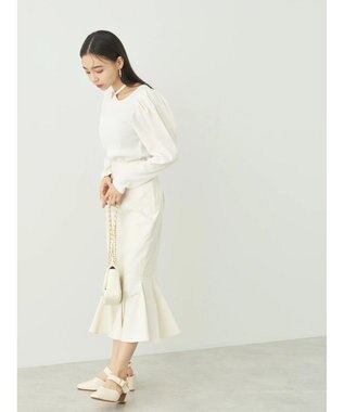 earth music&ecology ホルターネックインナー Ivory