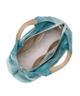 IBIZA モノグラムナイロン　2WAYバッグ エメラルドグリーン