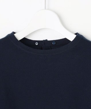 ANY SIS S レース襟 ニット ネイビー