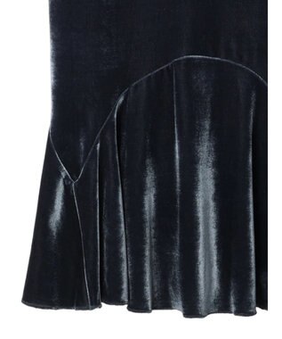 Green Parks armonia．ベロアキャミワンピース Blue