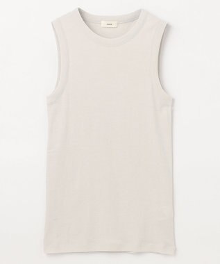 NAVE 【Nave・洗える】ガーゼフライス タンクトップ ライトグリーン系
