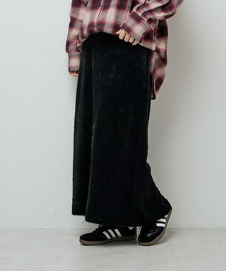 Green Parks 楽ちんシャギーＩラインスカート