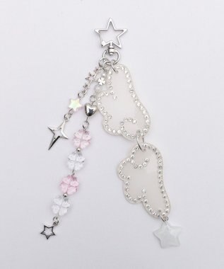 WEGO ANGELビーズセットキーホルダー ホワイト